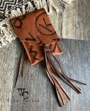 “Dusky” Branded Back Cinch Phone Pouch