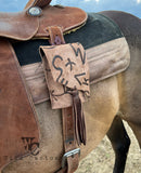 “Dusky” Branded Back Cinch Phone Pouch
