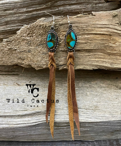 Knotty Turquoise Earrings