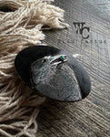 “Rock Salt & Turquoise” Headstall Buckle